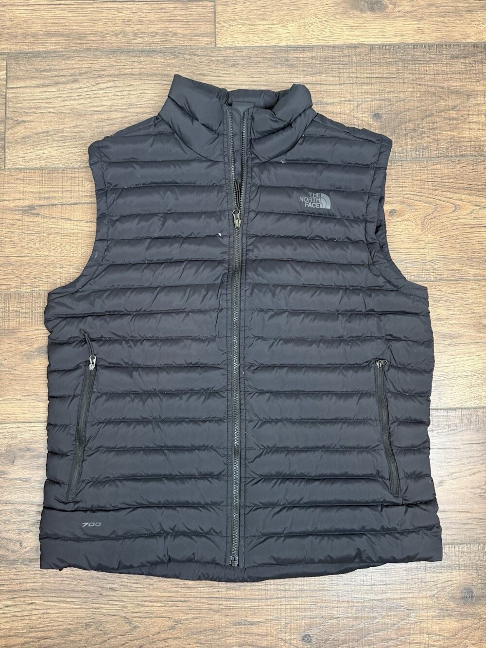 The North Face 700 Black Down Puffer Vest Men’s Size Large Outdoor